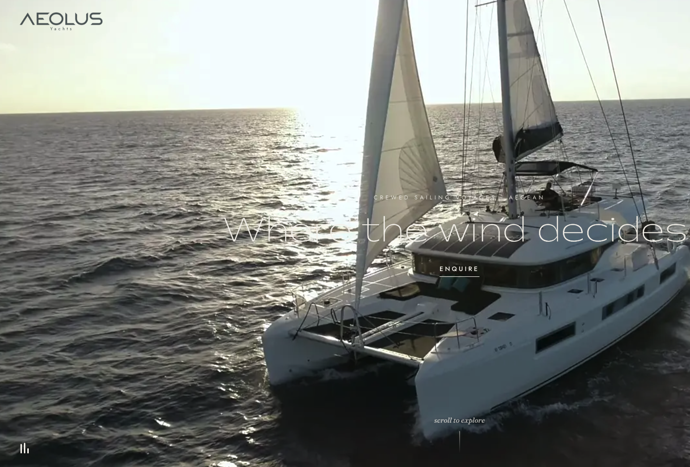 Aeolus Yachts rental services